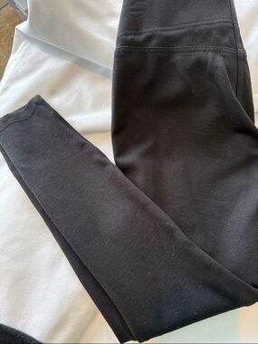 Loft elastic waistband black women’ pant